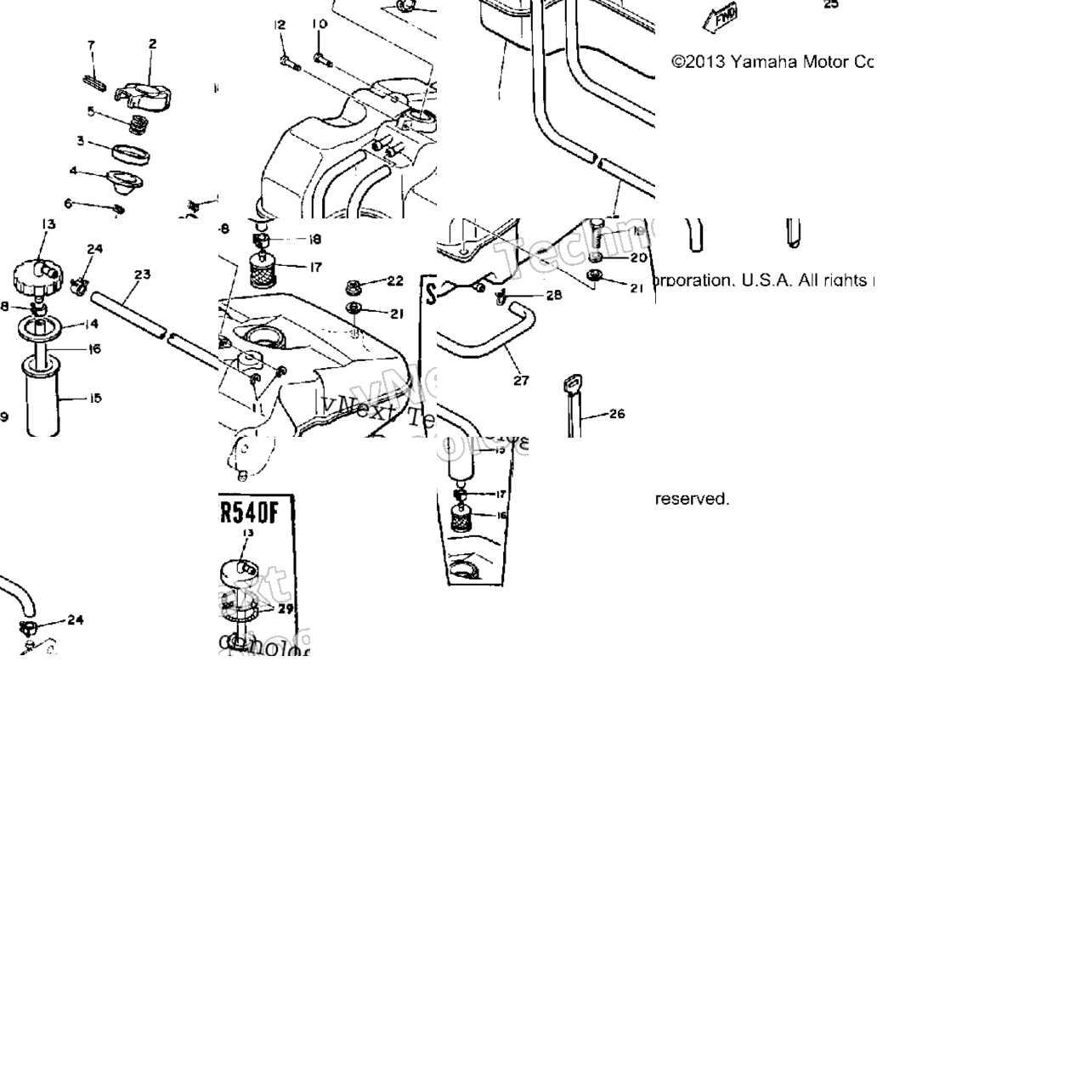 Fuel Tank Sr540d-E-F