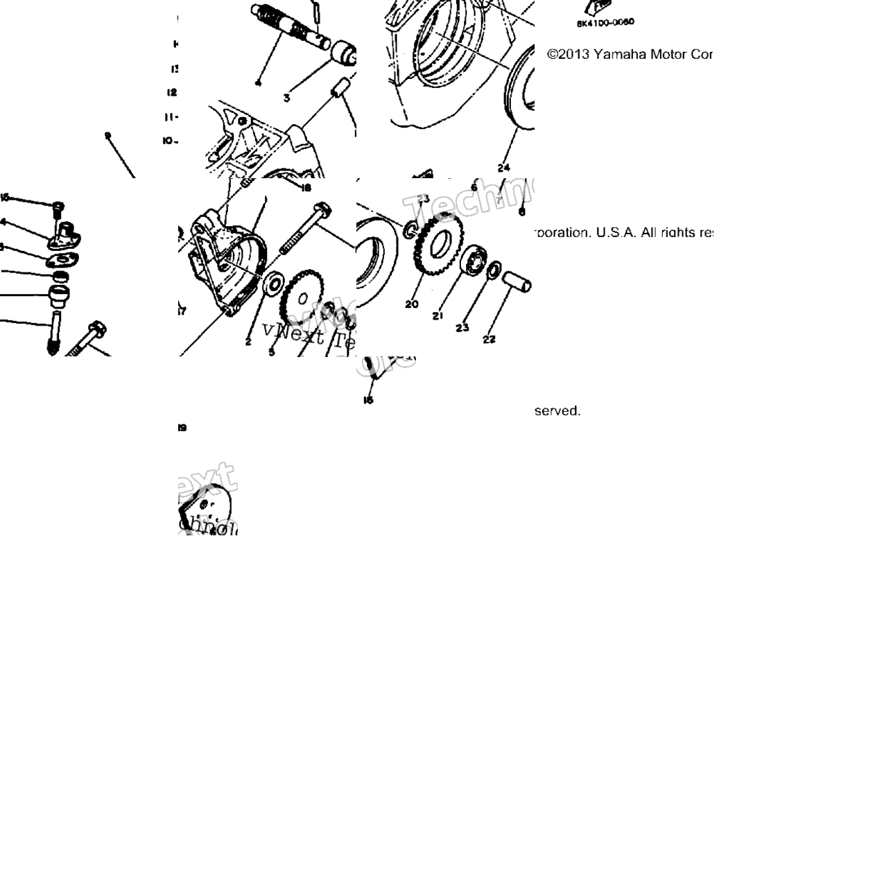 Pump Drive Gear Sr540d-E-F