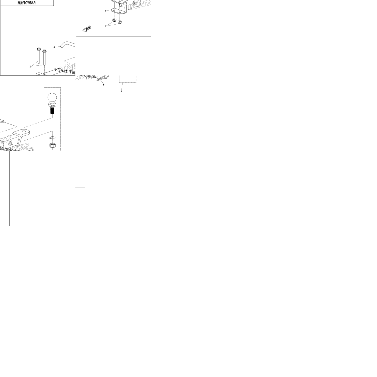 Towbar(Pin Connection)