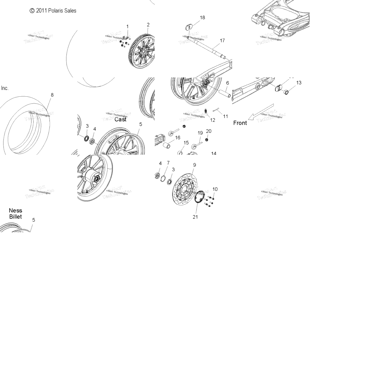Wheels, Rear All Options