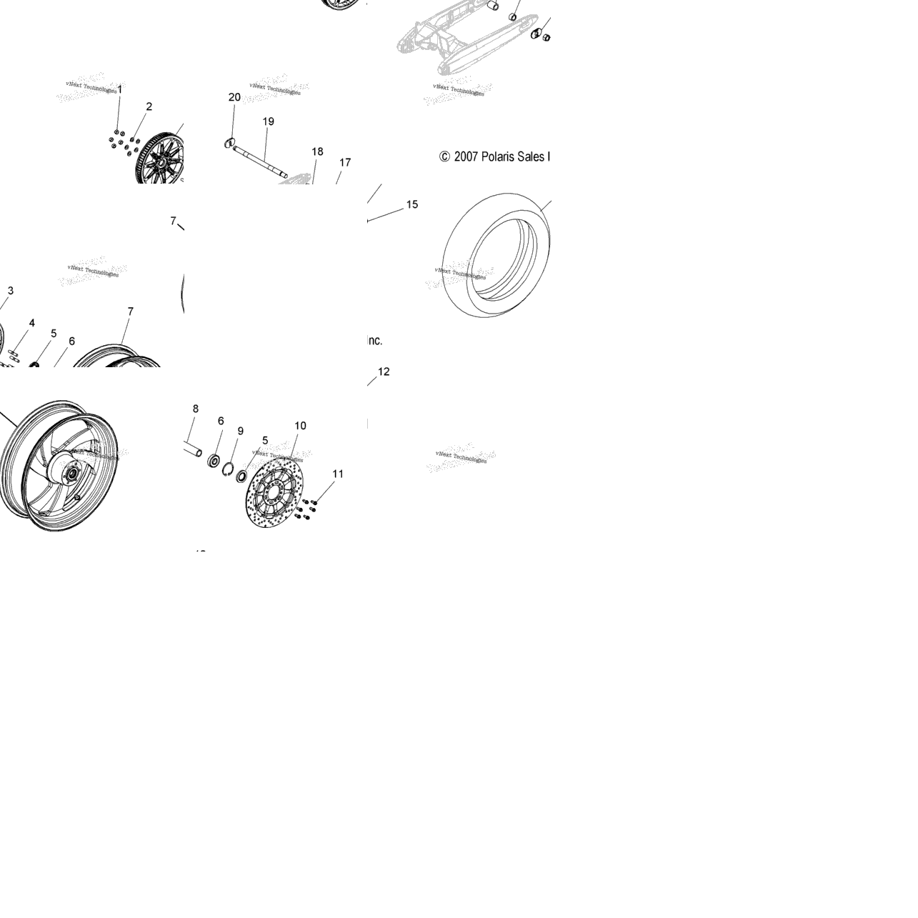 Wheels, Rear All Options