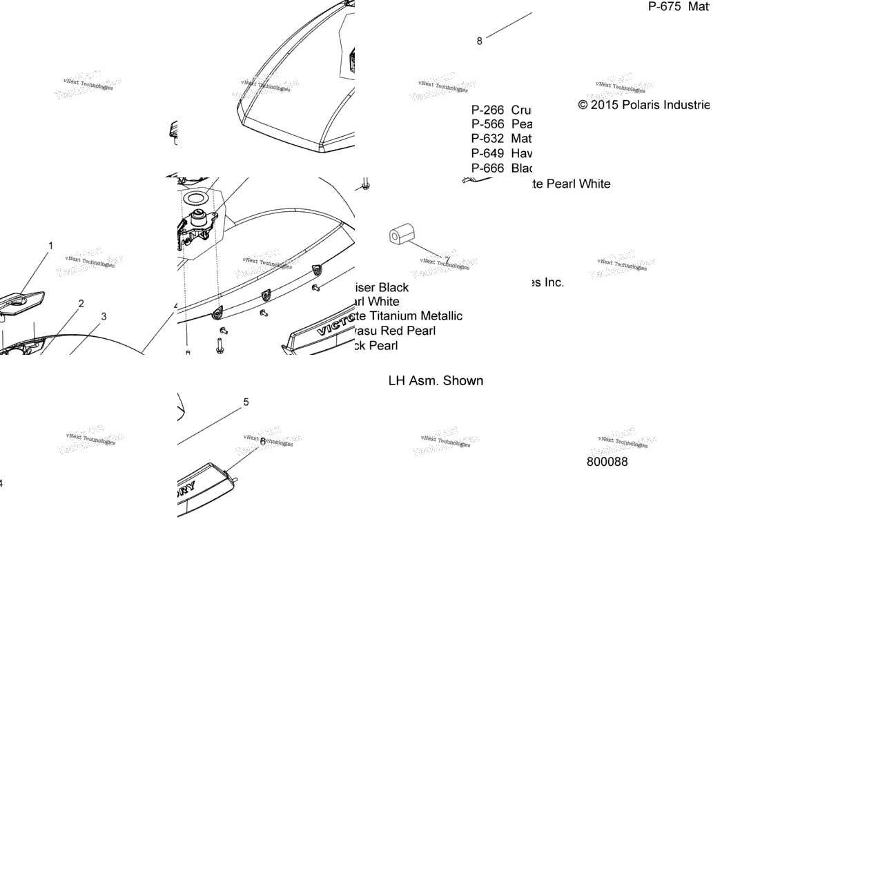 Body, Saddlebag Asm., Lid All Options