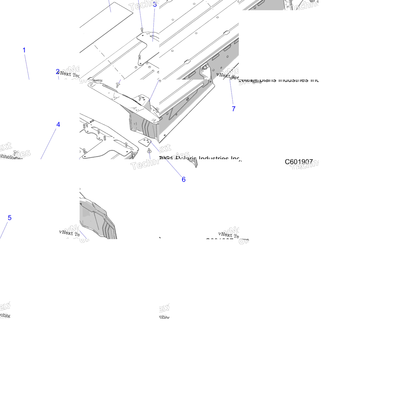 Chassis, Rear Closeoff And Snowflap