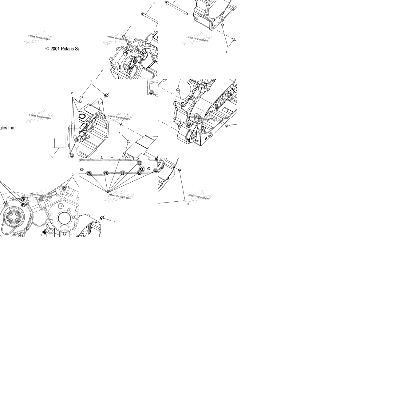 Engine, Crankcase V01cb15cc