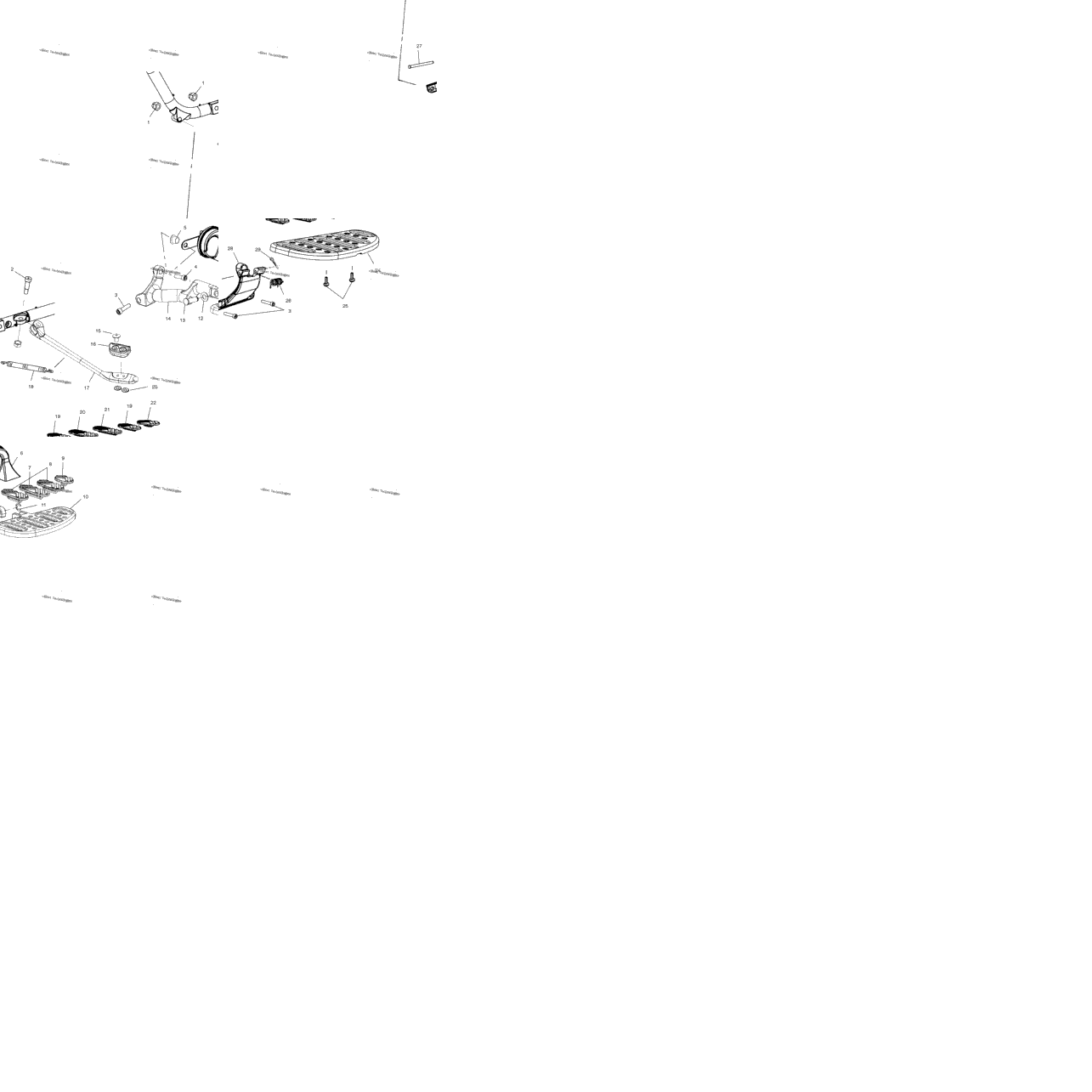 Chassis, Floorboard & Side Stand V01cd15cc