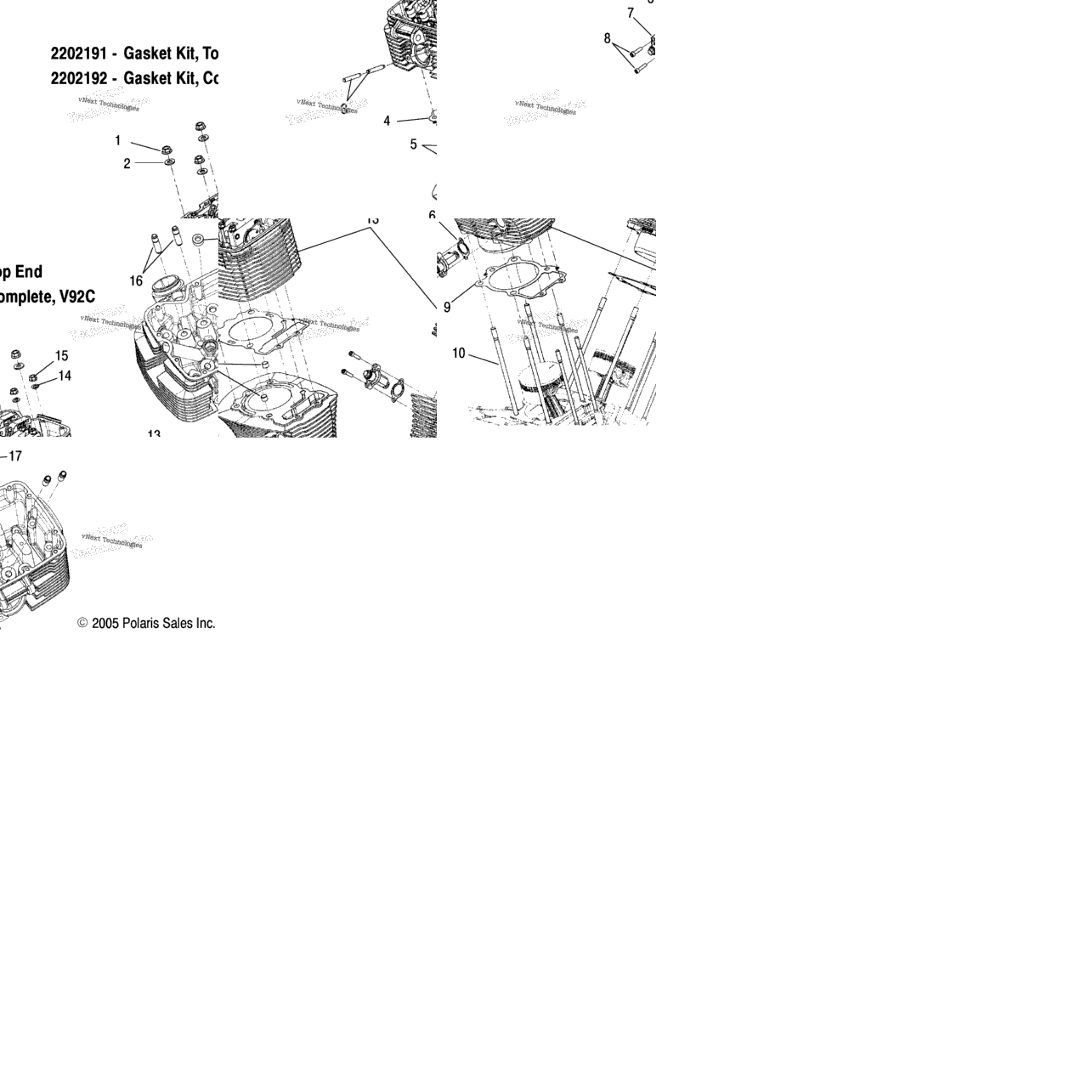 Engine, Cylinder & Head /All Options