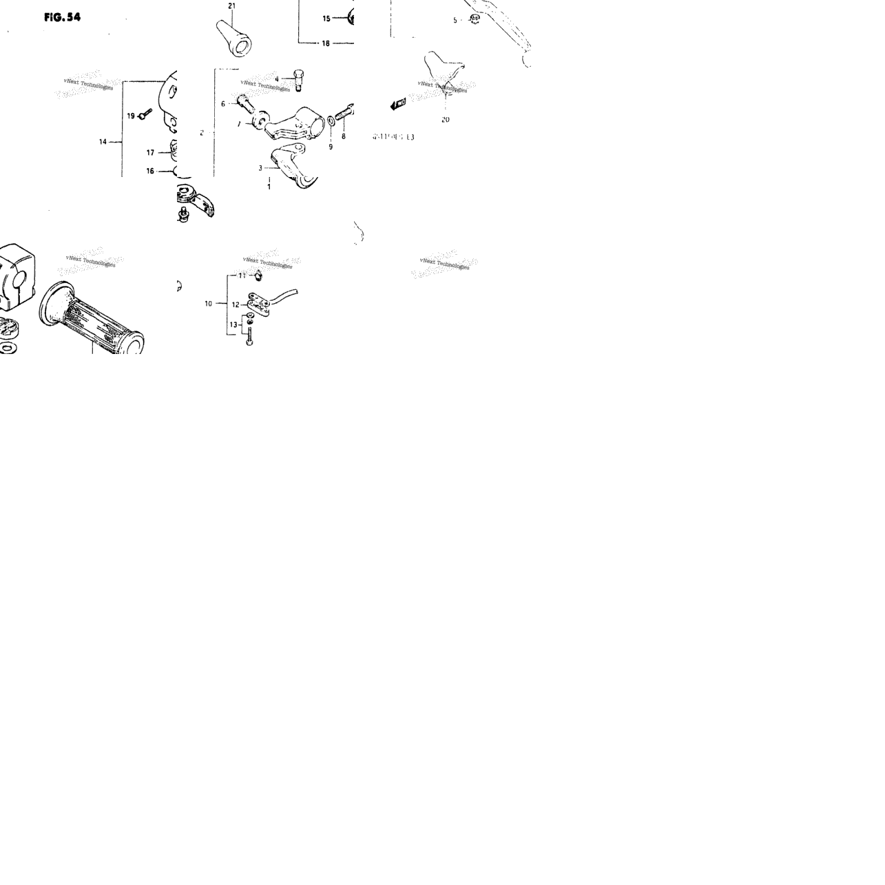 Left Handle Switch (Gs1150es3/Ese/Esf)