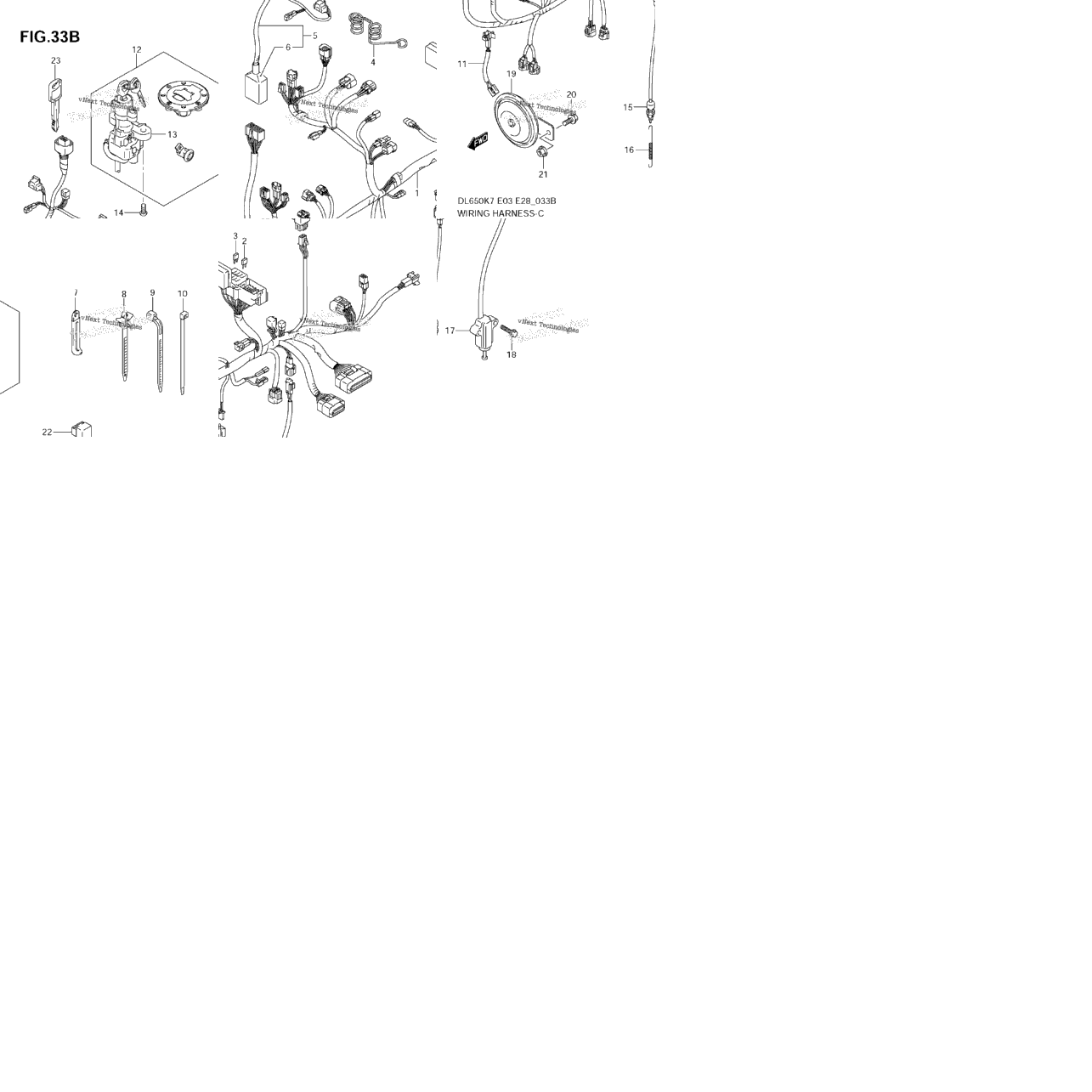 Wiring Harness (Dl650k8/K9)