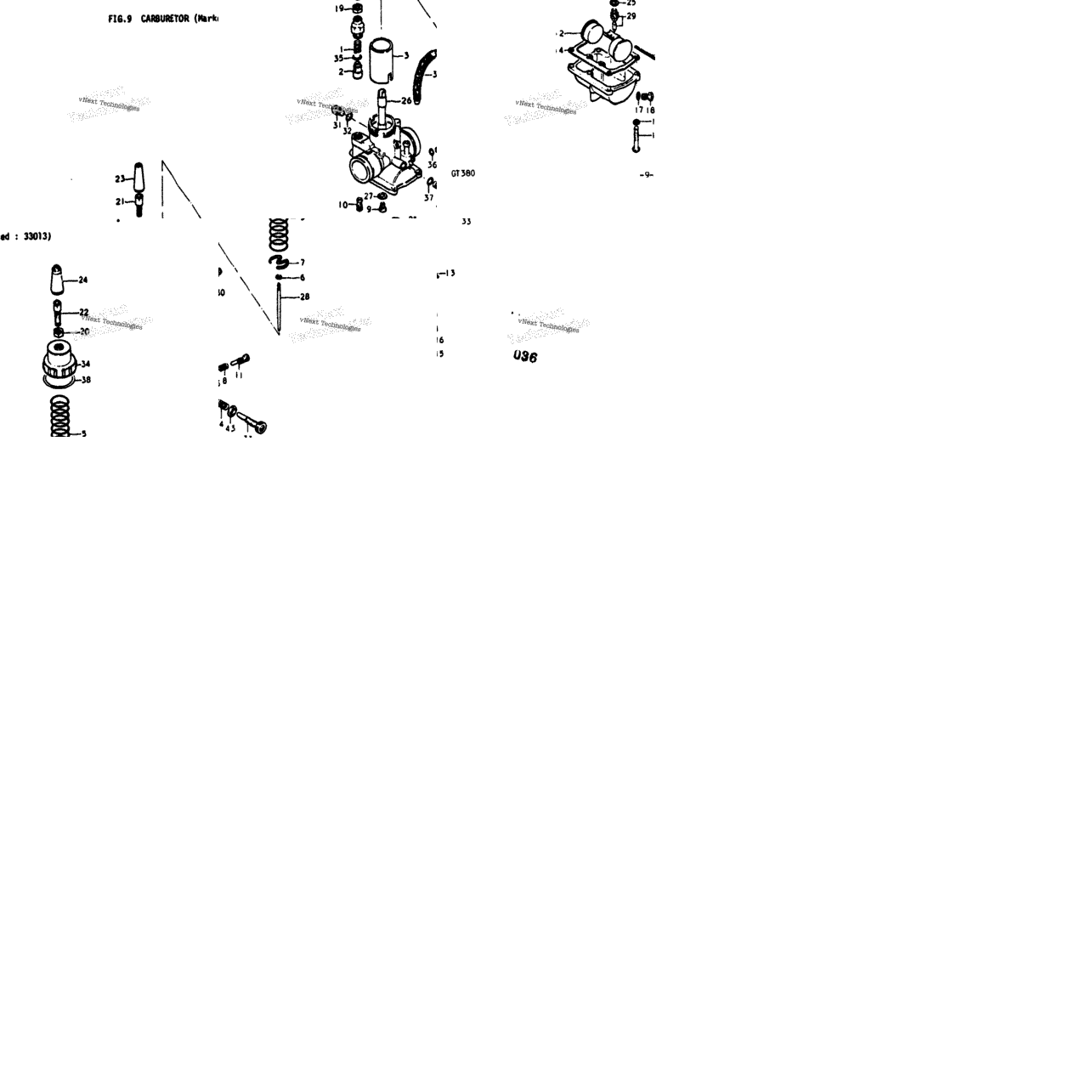 Carburetor (Marked : 33013)