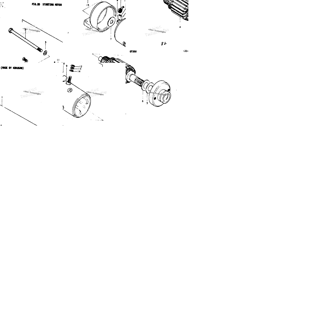 Starting Motor (Kokusan)