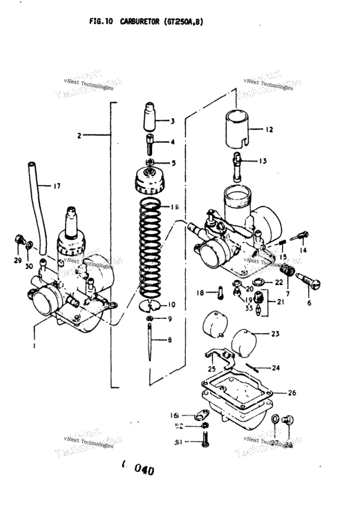 Carburetor (Gt250a