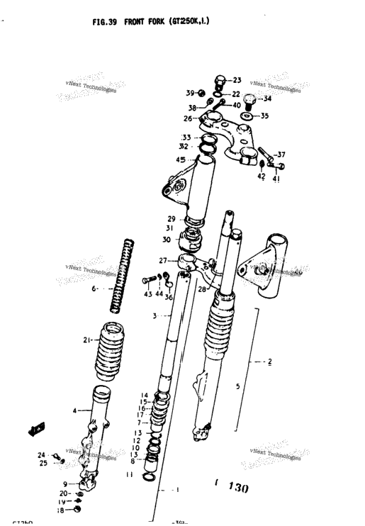 Front Fork (Gt250k
