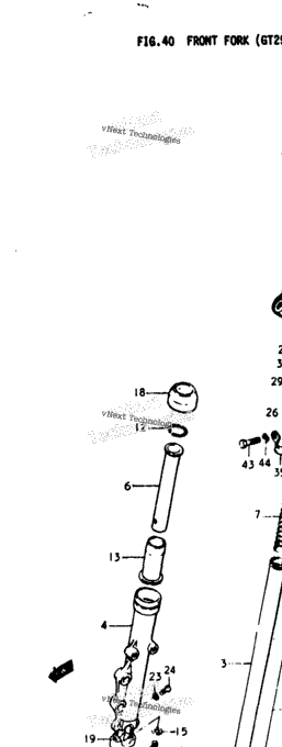 Front Fork (Gt250m