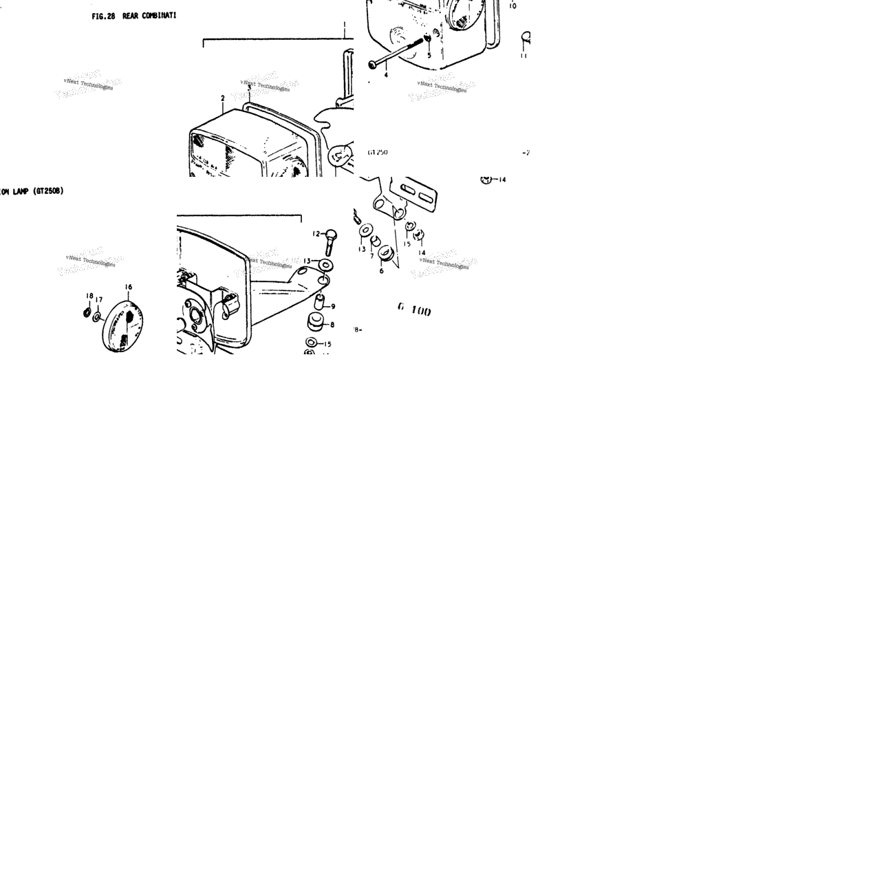 Rear Combination Lamp (Gt250b)