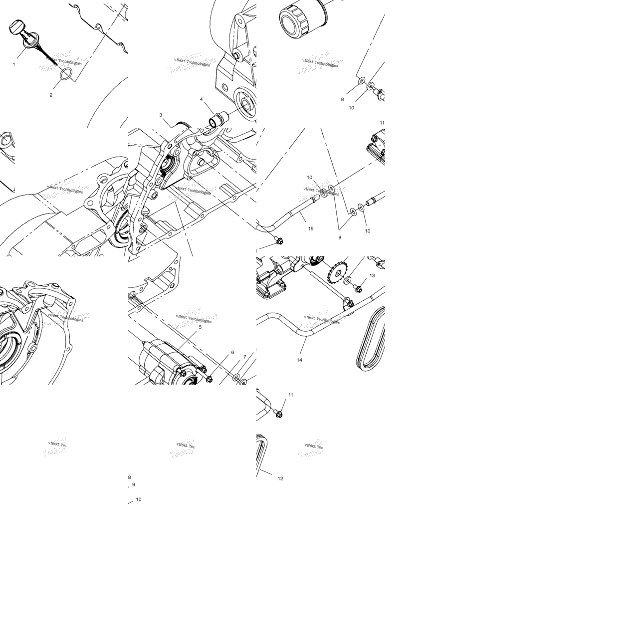 Engine, Oil Pump Mounting V01cd15cc