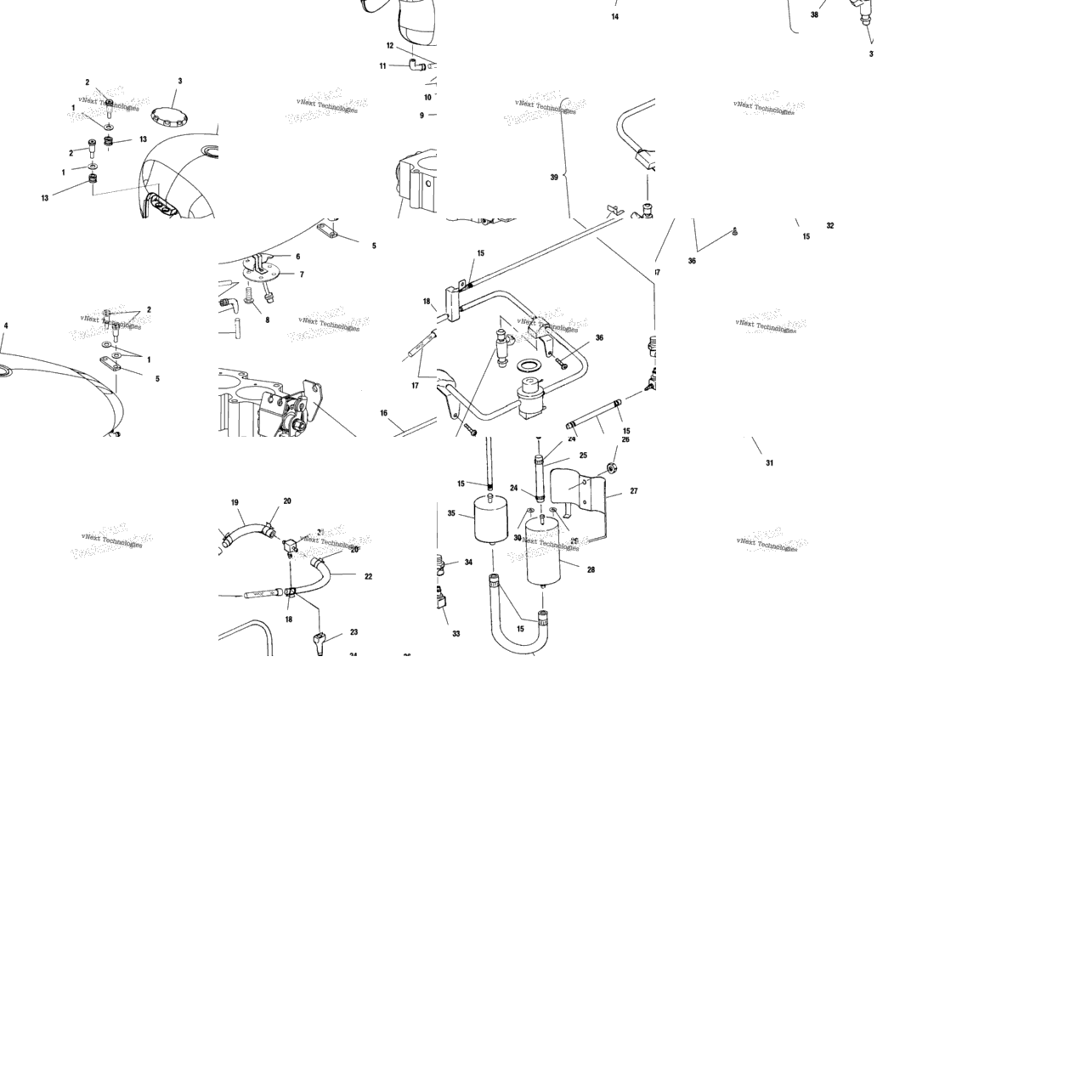 Fuel System, Fuel Tank, Pump, Rails & Throttle Body V01cd15cc