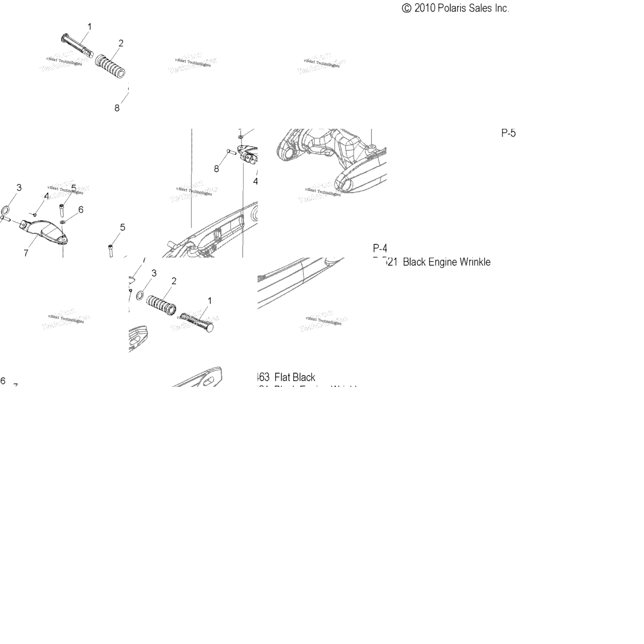 Chassis, Footpegs, Passenger