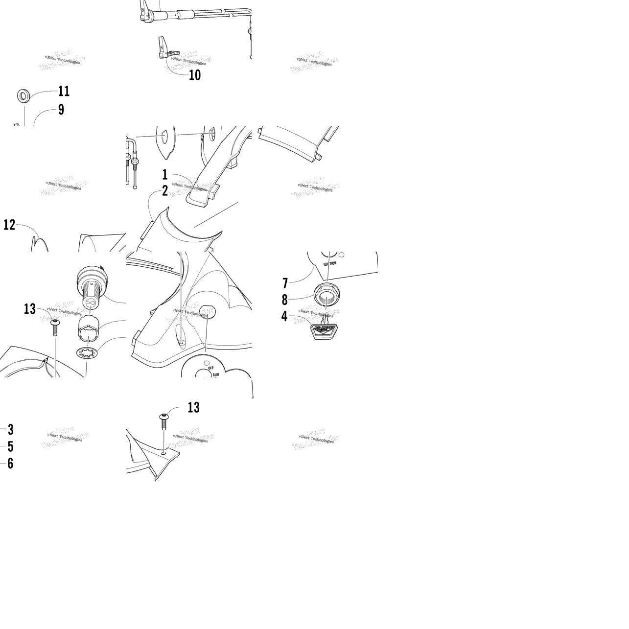 Console And Switch Assembly