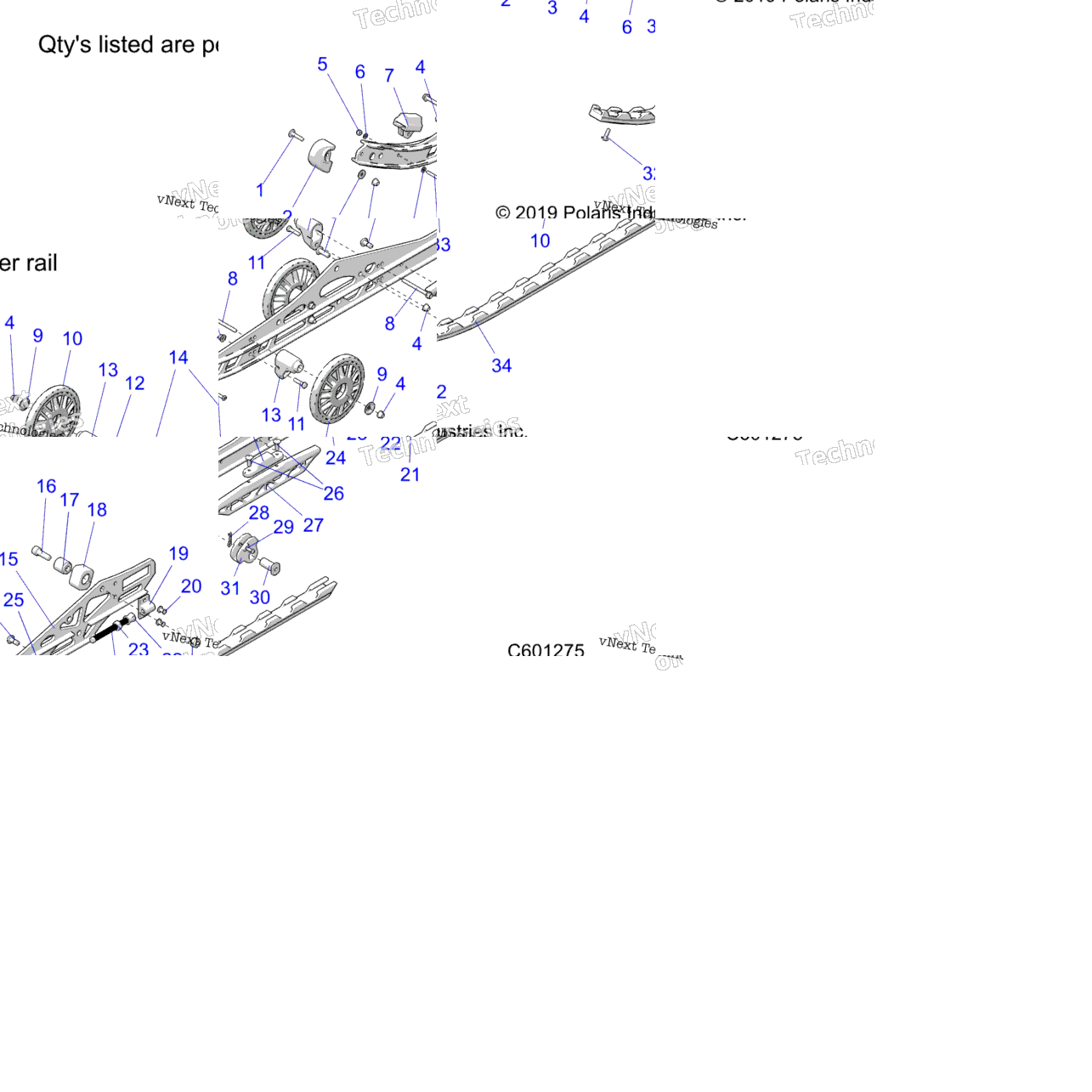 Suspension, Rail Beam Lh/Rh All Options