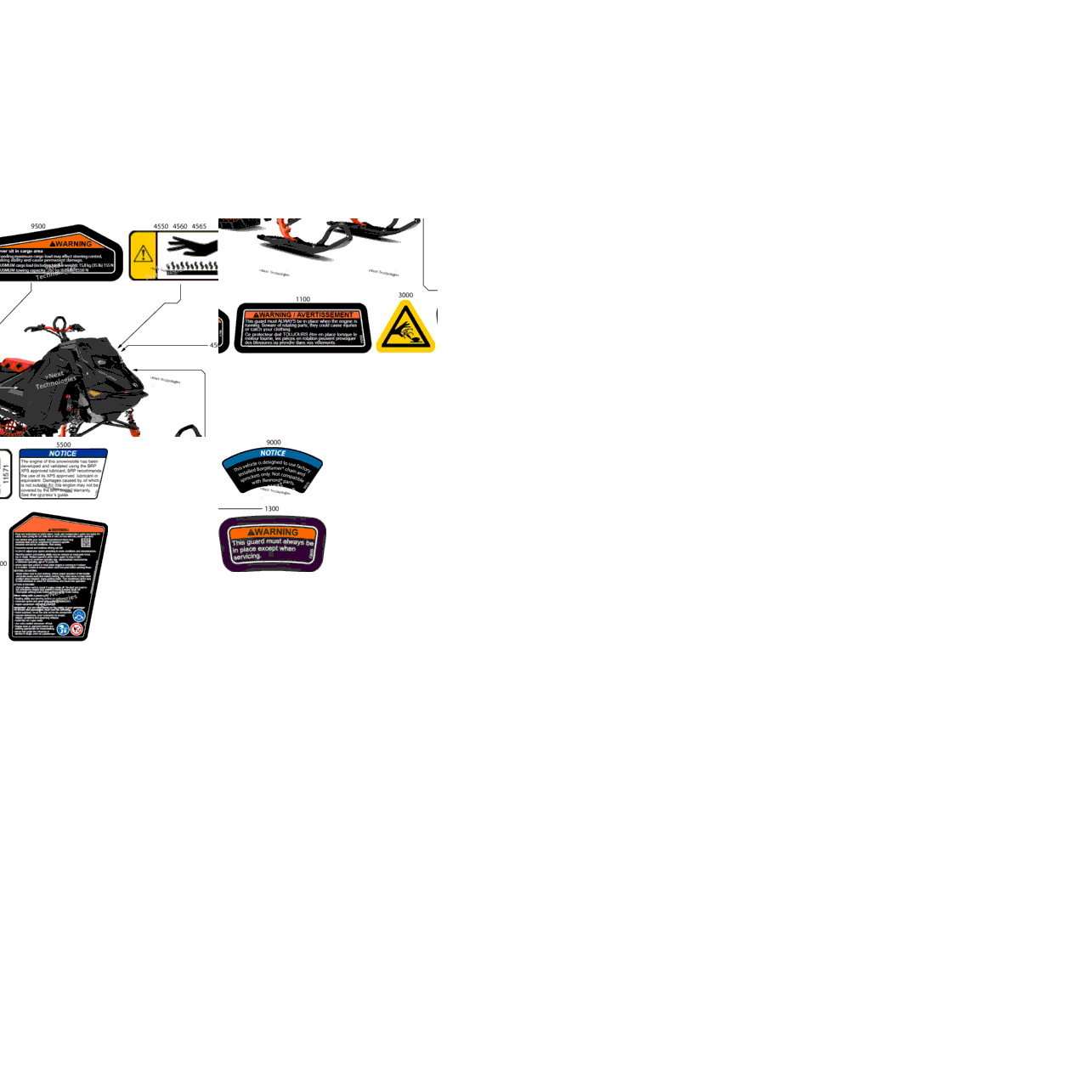 Body - Warning Decals