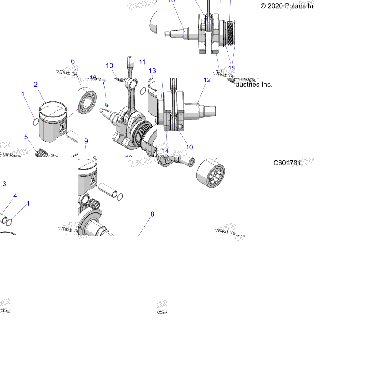 Engine, Piston & Crankshaft