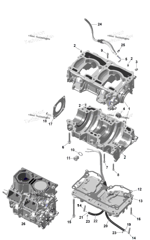 Rotax - Crankcase