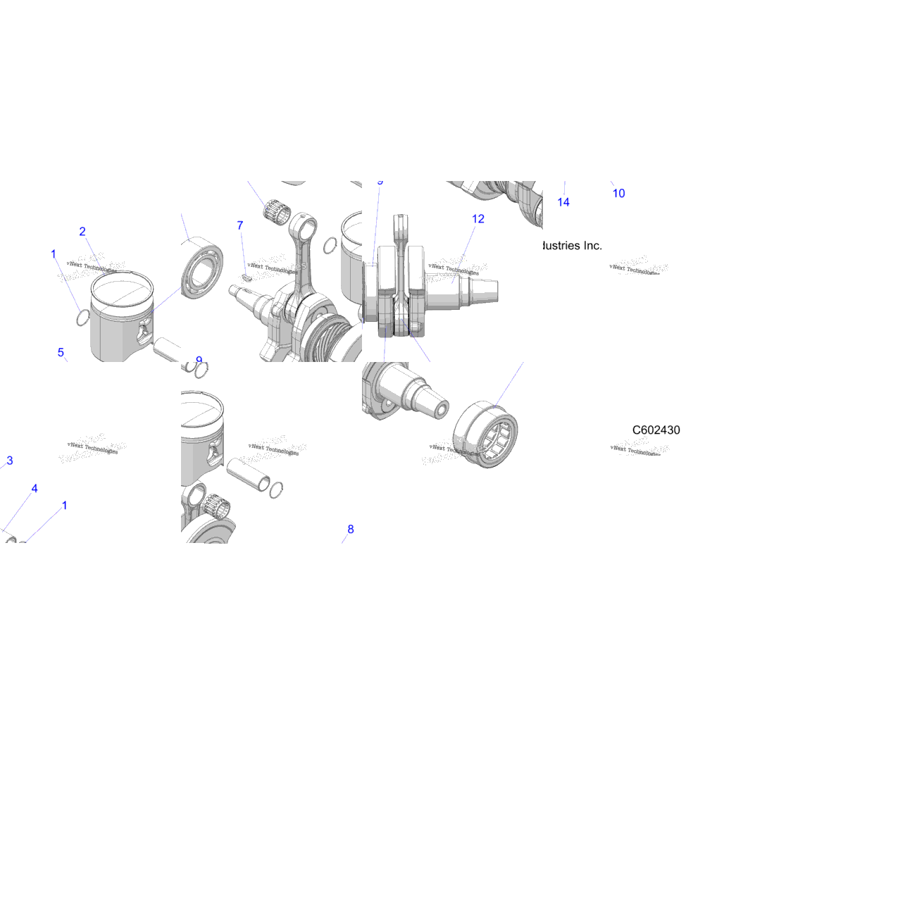Engine, Piston & Crankshaft