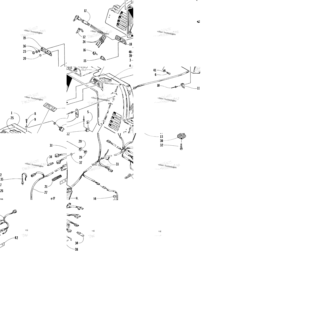 Console, Switches, And Wiring Assemblies
