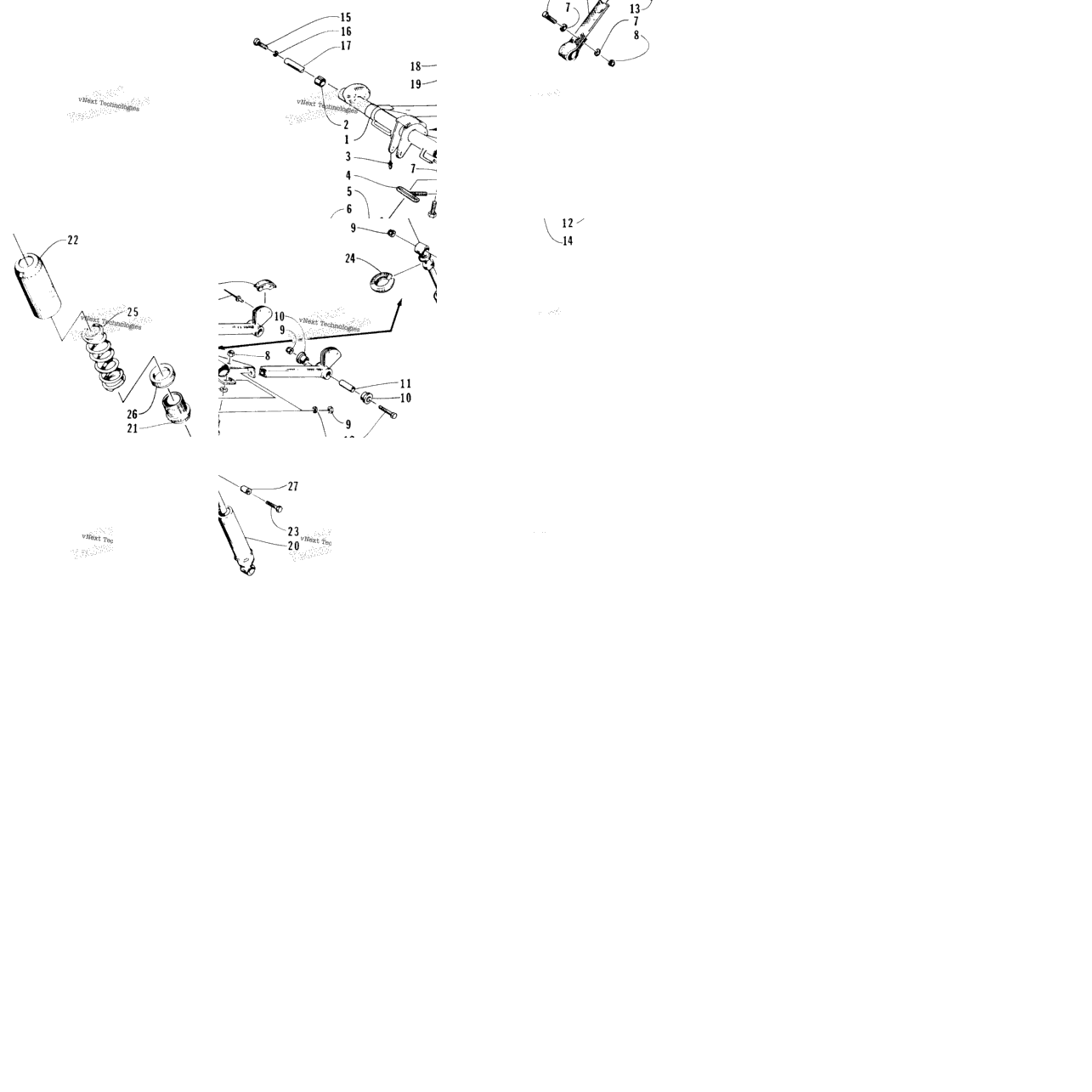 Rear Suspension/Front Arm Assembly