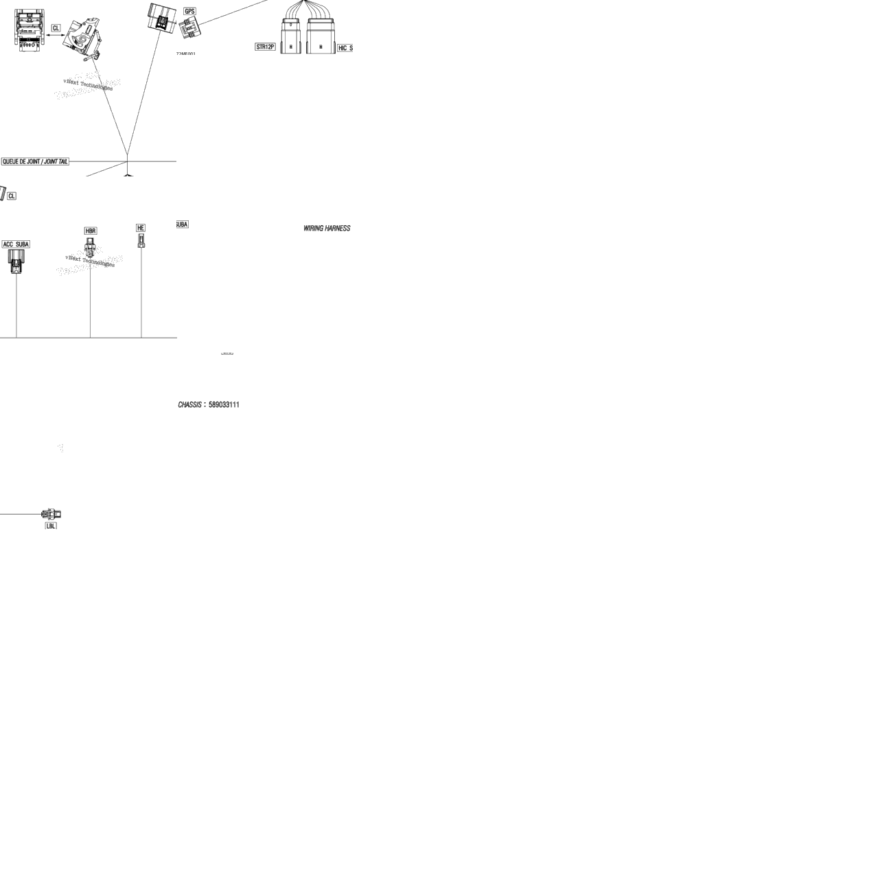 Electric - Hood Wiring Harness - 515179762