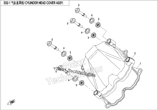 Cylinder Head Cover Assy