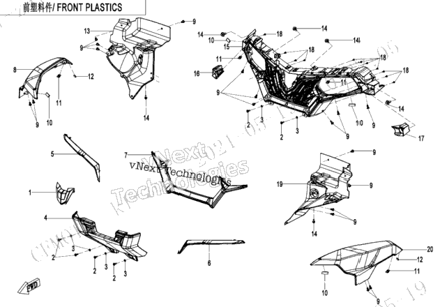 Front Plastics
