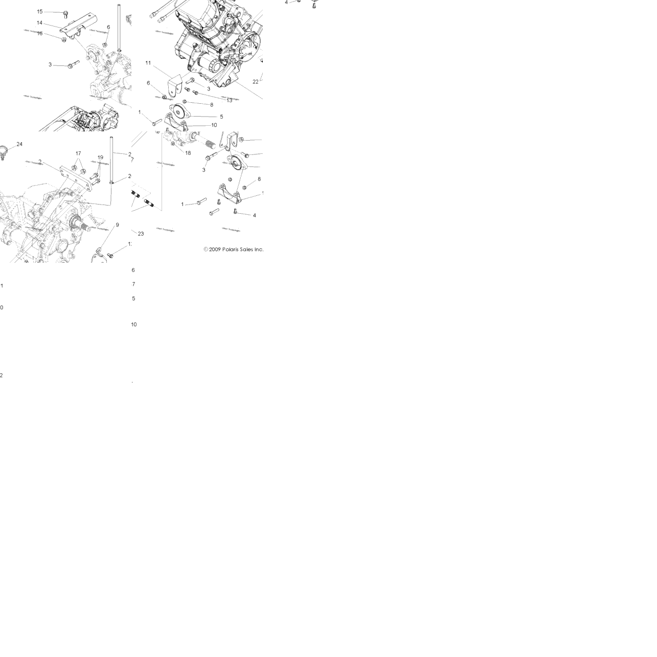 Engine, Transmission Mounting
