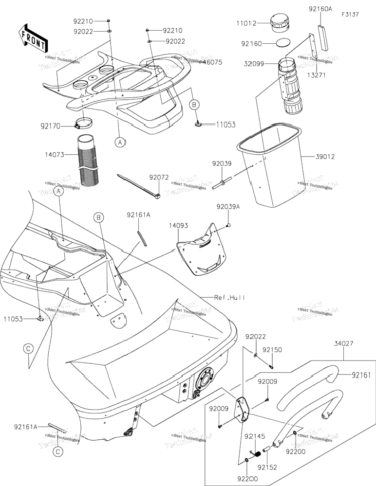 Hull Rear Fittings