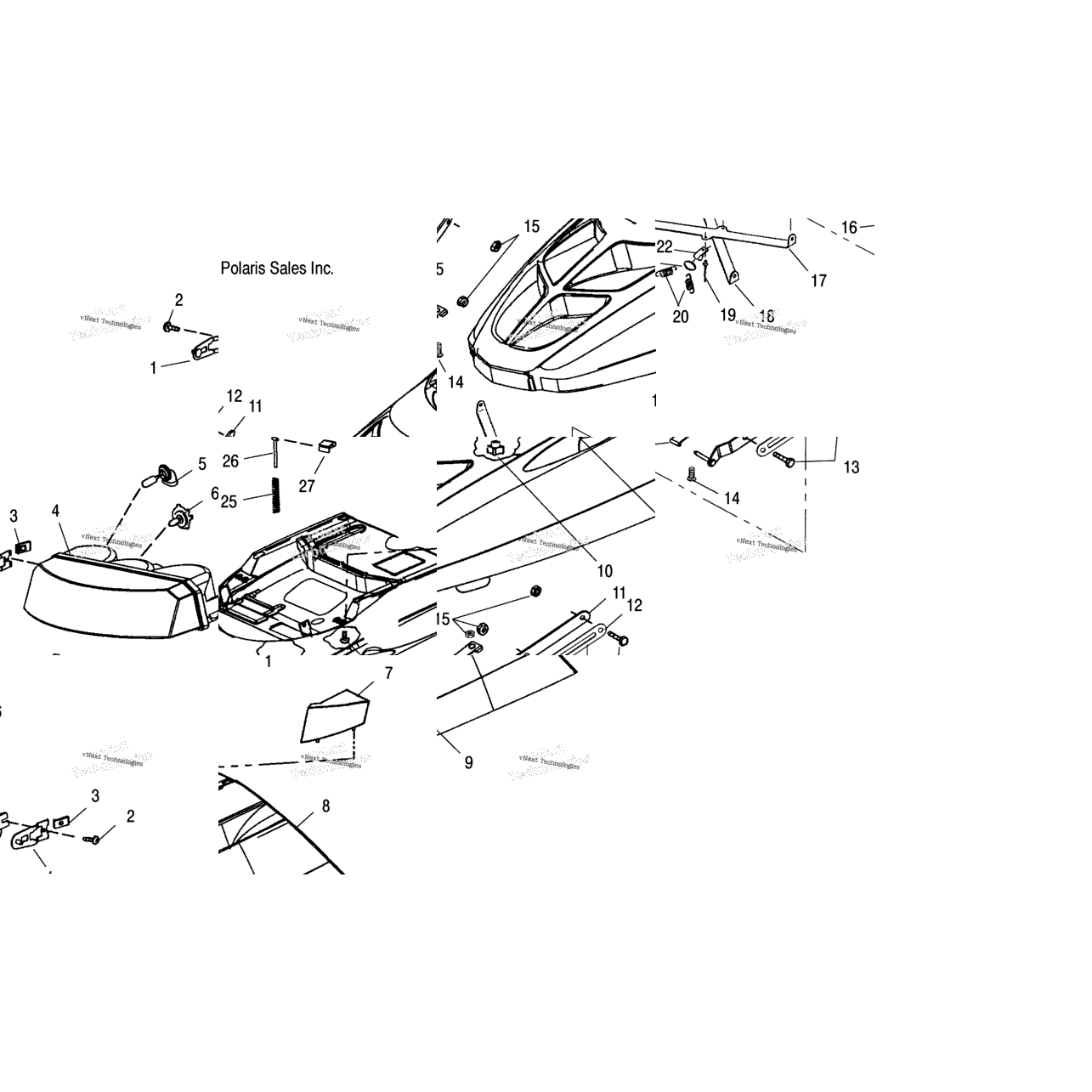 Body, Hood Hinge & Brace Asm