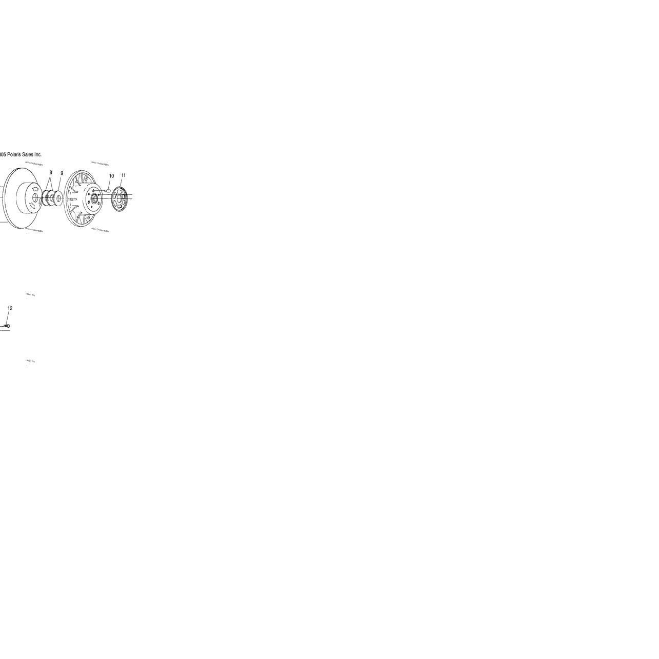Drive Train, Secondary Clutch