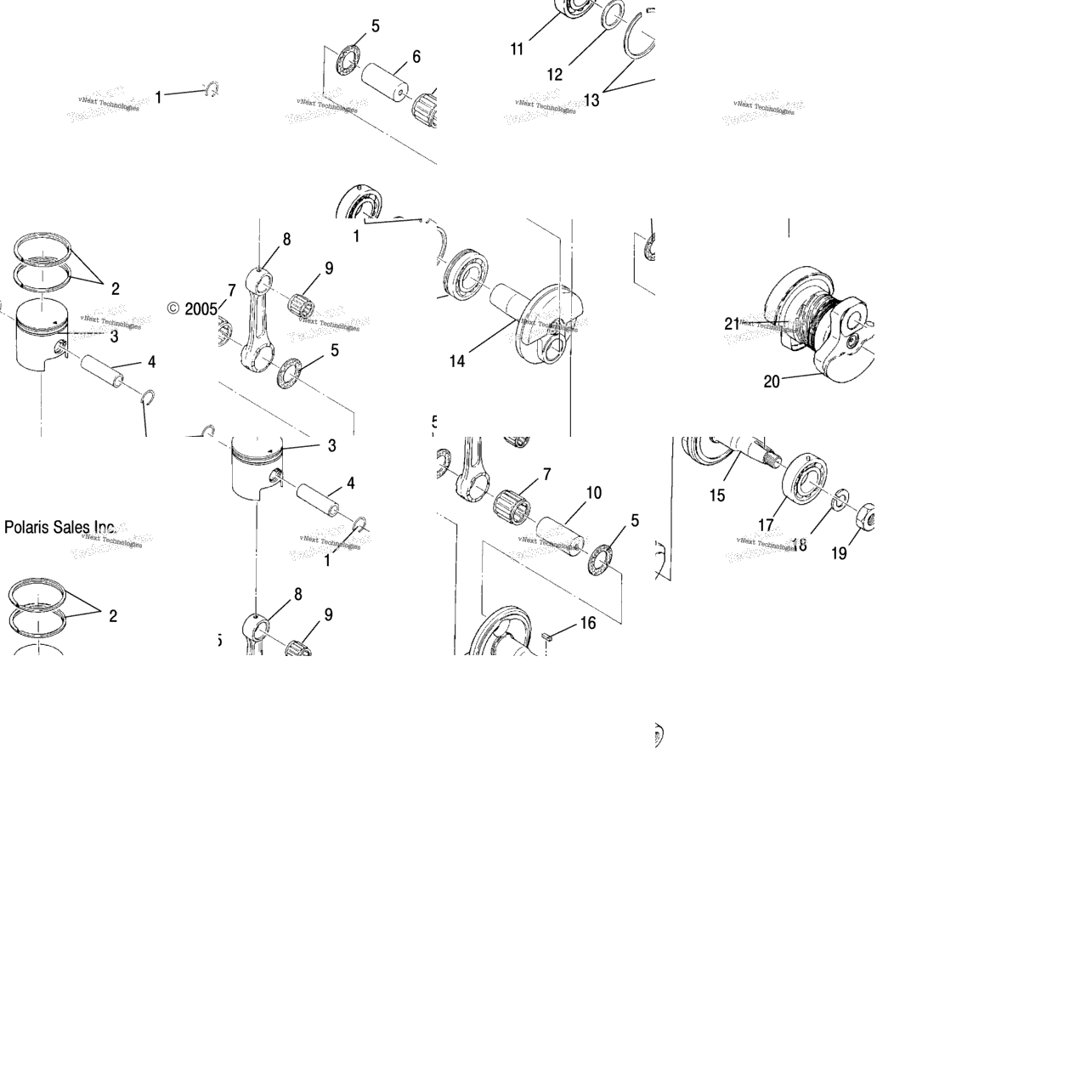 Engine, Piston & Crankshaft