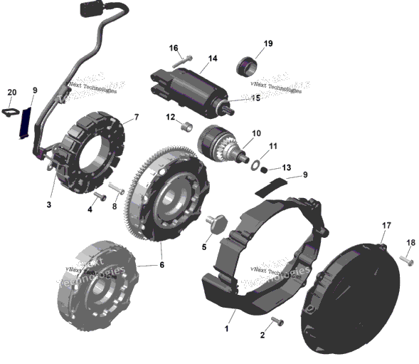 Rotax - Magneto And Electric Starter