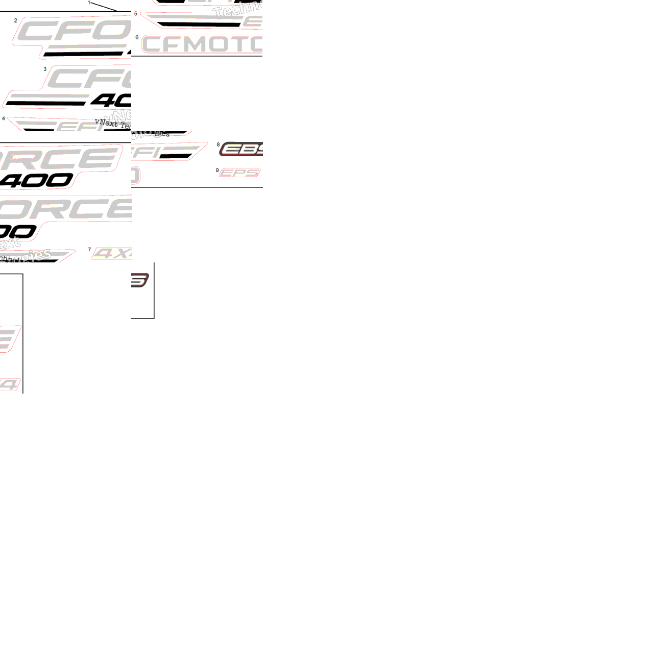 Decal Kits(Na, Cm Hunter Green)