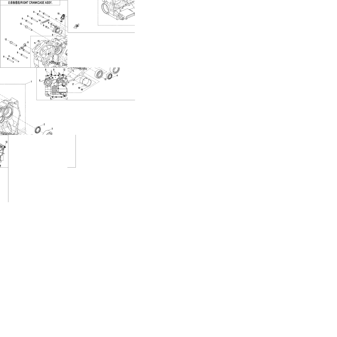 Right Crankcase Assy