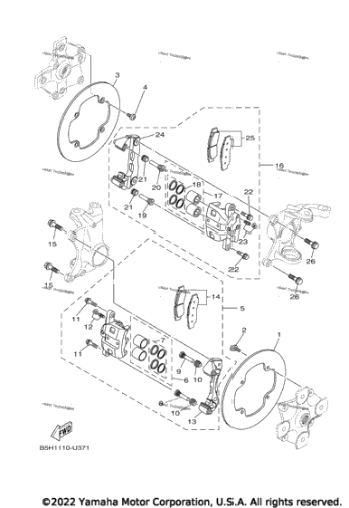 Front Brake Caliper