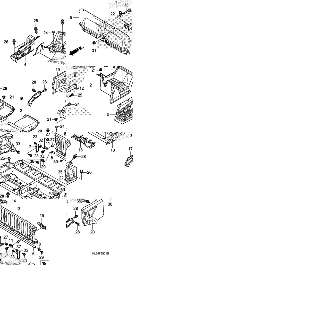 Bed Plate@Rear Gate (2)