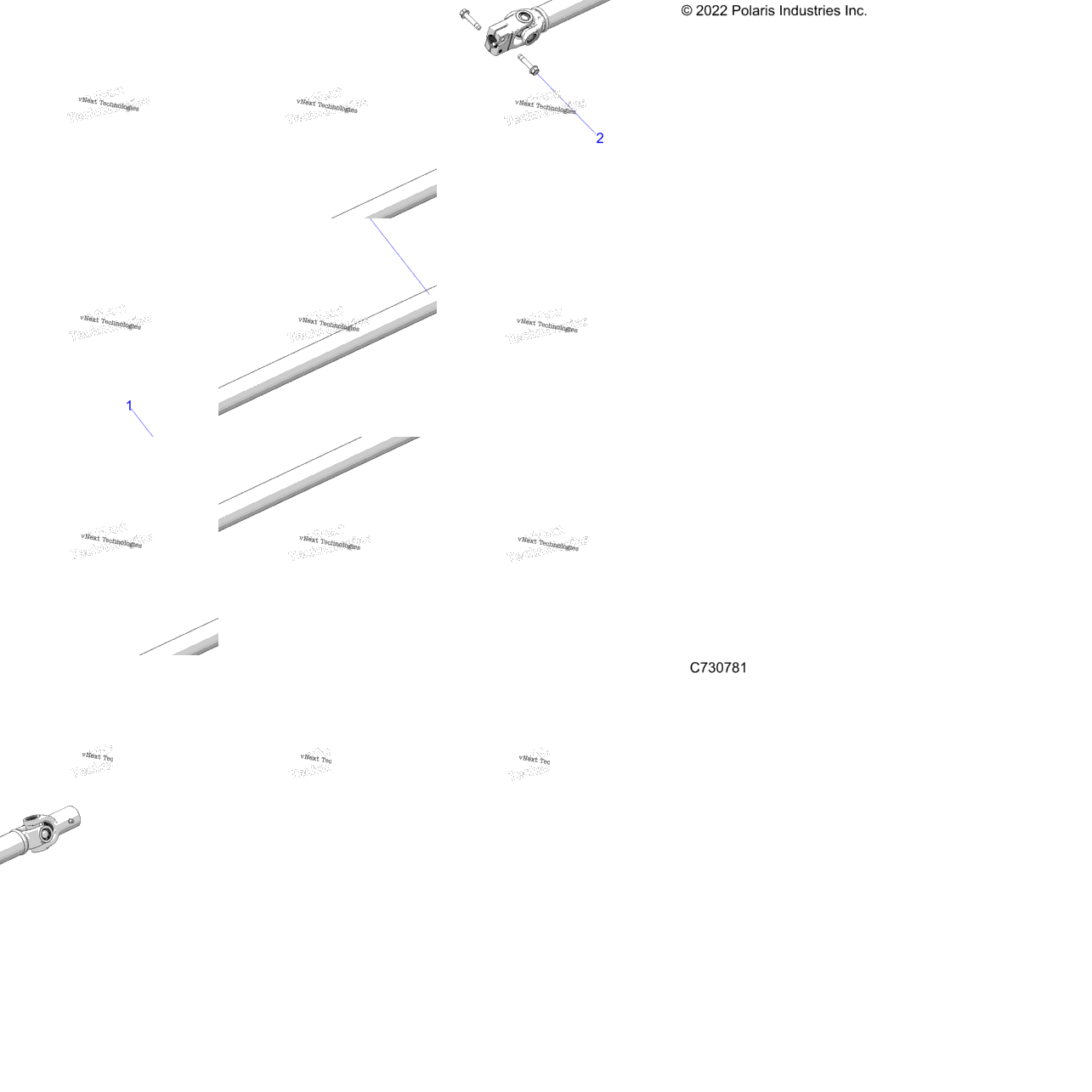 Drive Train, Front Prop Shaft