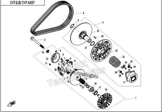 Clutch & Cvt Assy