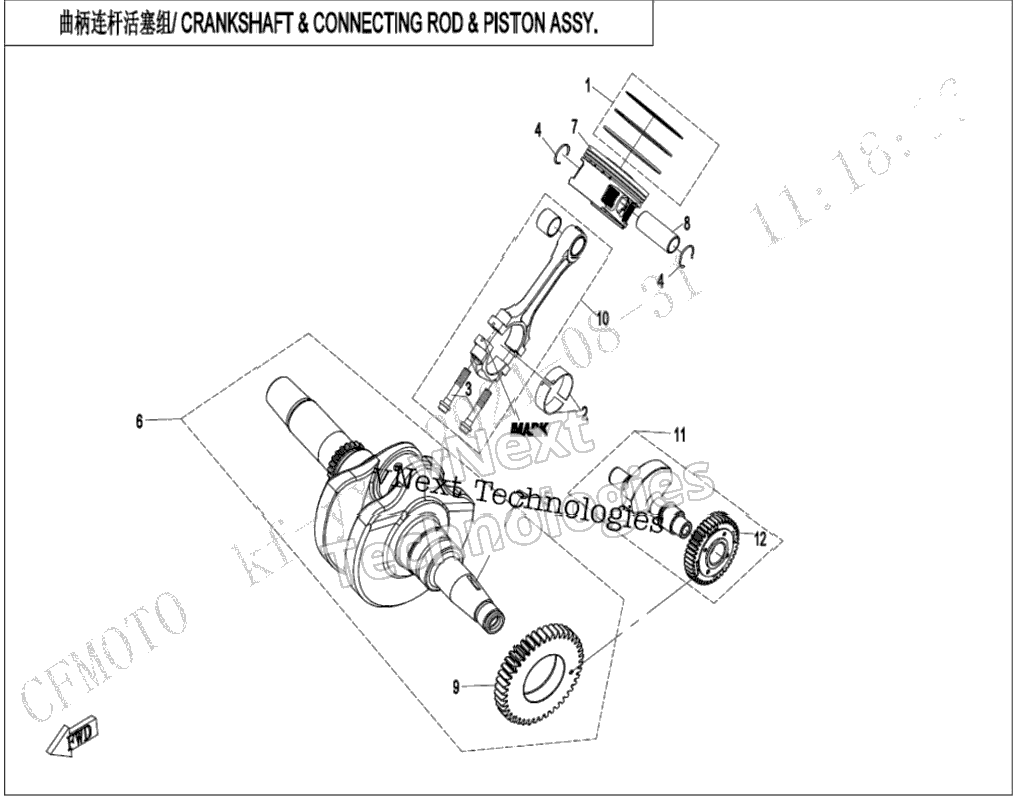 Crankshaft & Connecting Rod & Piston Assy
