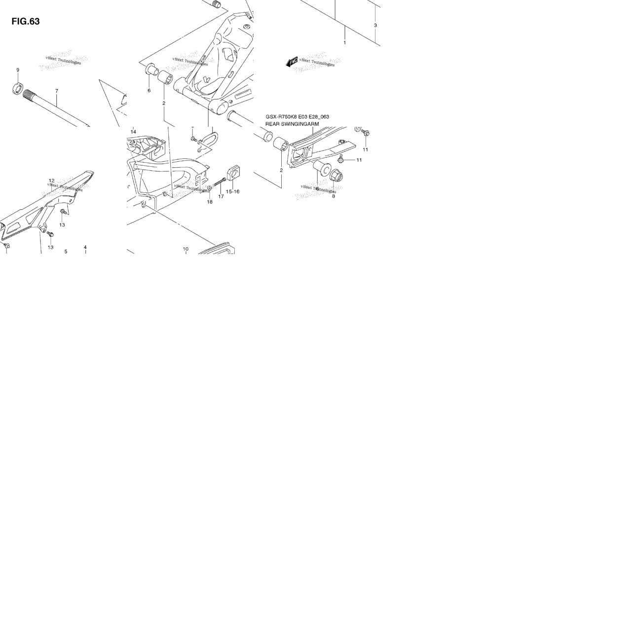 Rear Swinging Arm
