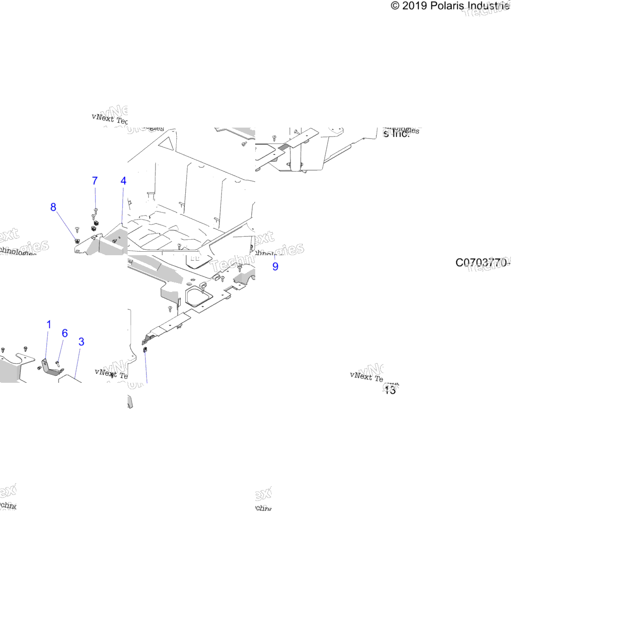 Body, Rear Rack, Mounting Z23gae92a/92B