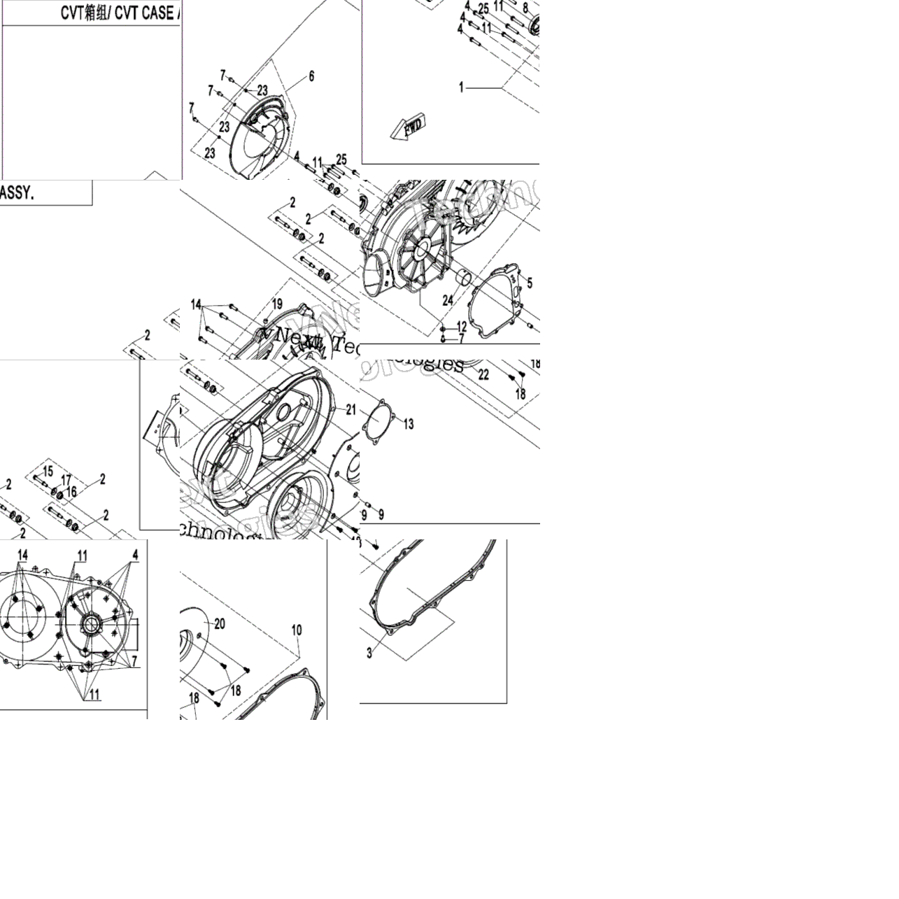 Cvt Case Assy