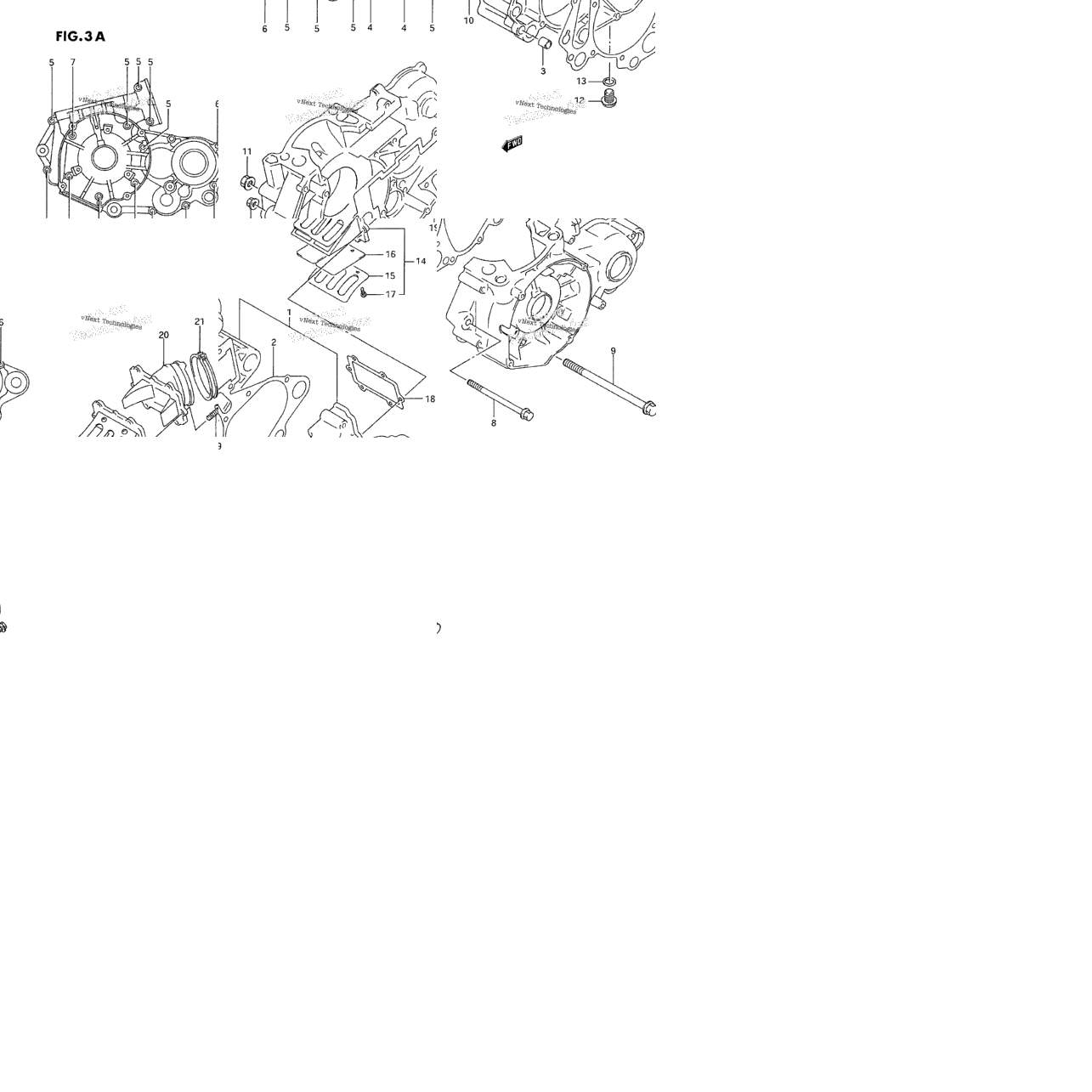 Crankcase (Model R/S)
