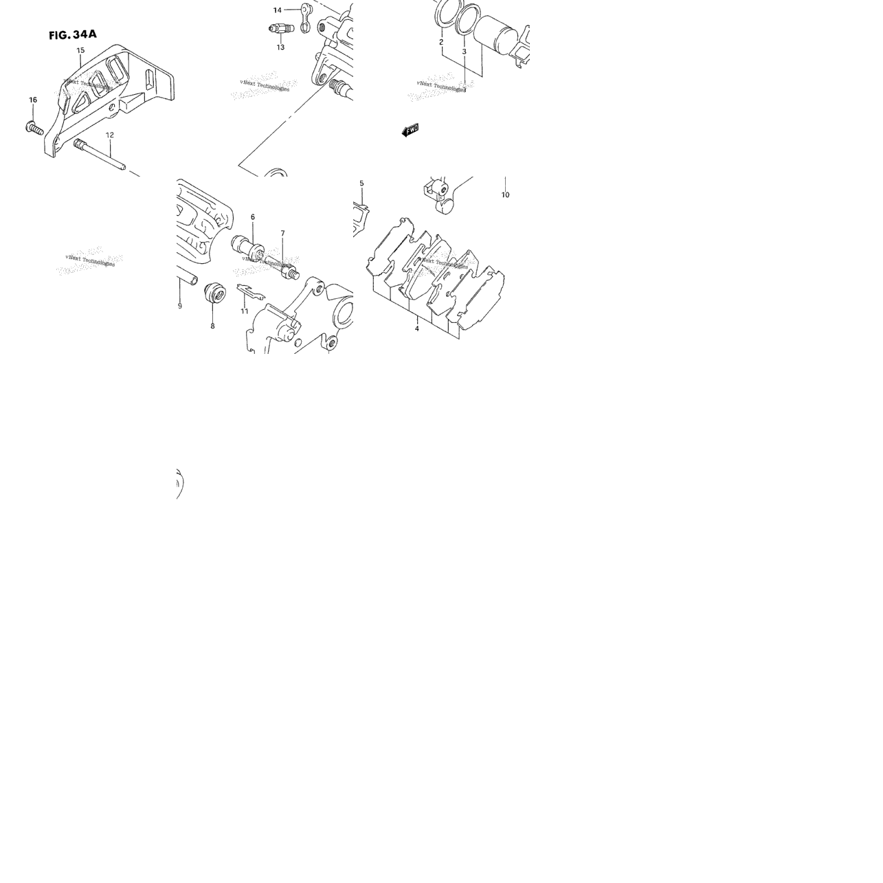 Rear Caliper (Model S)